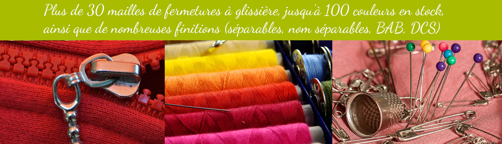 DRM - le spécialiste des fermetures à glissières